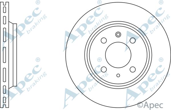 APEC BRAKING Jarrulevy DSK577